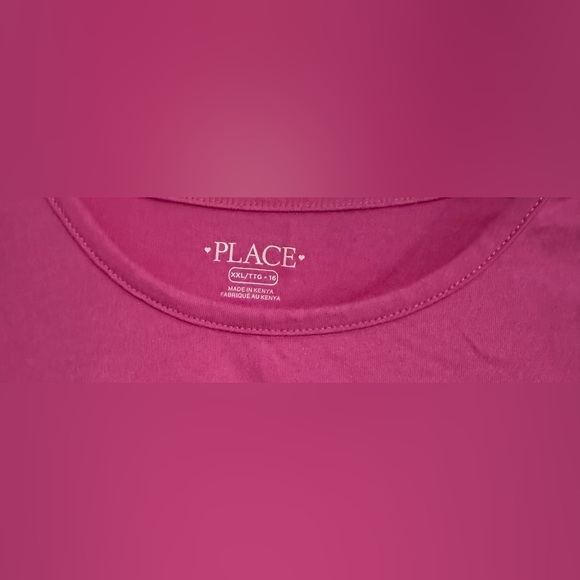 🎁The Children's Place Girls Short Sleeve Shirt - Size XXL (16)🎁 - Picture 3 of 4